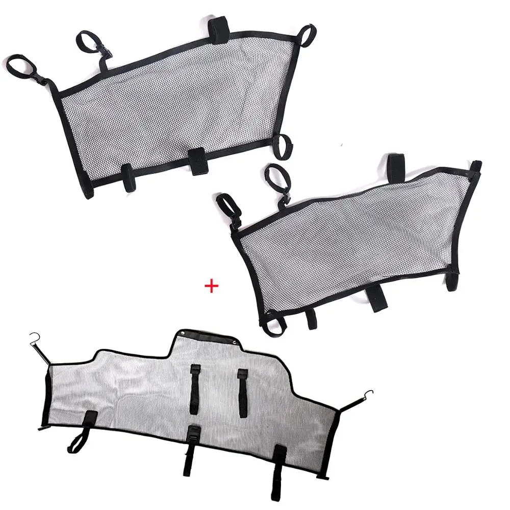3PCS Black Windscreen Mesh Kits Fit For Can-Am Maverick X3 Max R 2017-2020 Model