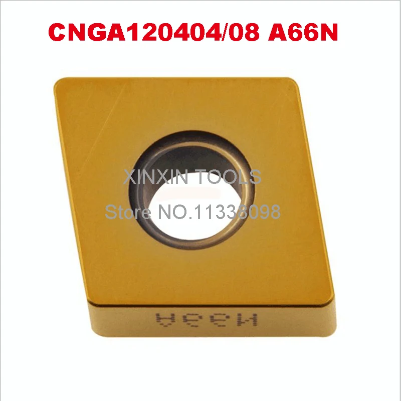 

CNGA120404 A66N CNGA120408 A66N CNGA120412 A66N CNGA 120404 120408 120412 карбидная вставка для токарного станка инструменты для резки токарного станка с ЧПУ