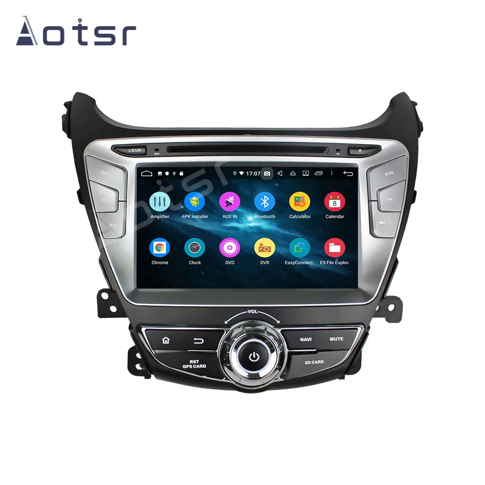 Автомобильный радиоплеер Android для Hyundai Elantra MD Avante 2011-2013 GPS видеомагнитофон