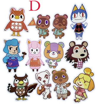 

100sheet Animal Crossing stickers ins amiibo stickers clear background vinyl cool stickers for teens mirror wall stickers
