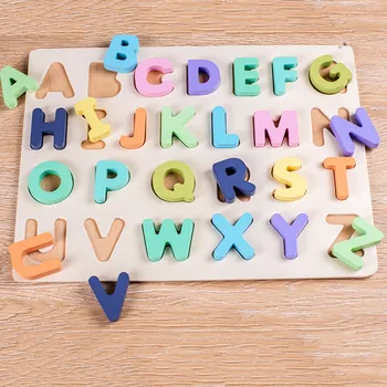 

Children Wooden Toys Materials Learn To Count Numbers Matching Digital Shape Match Early Education Teaching Math Toys#L25