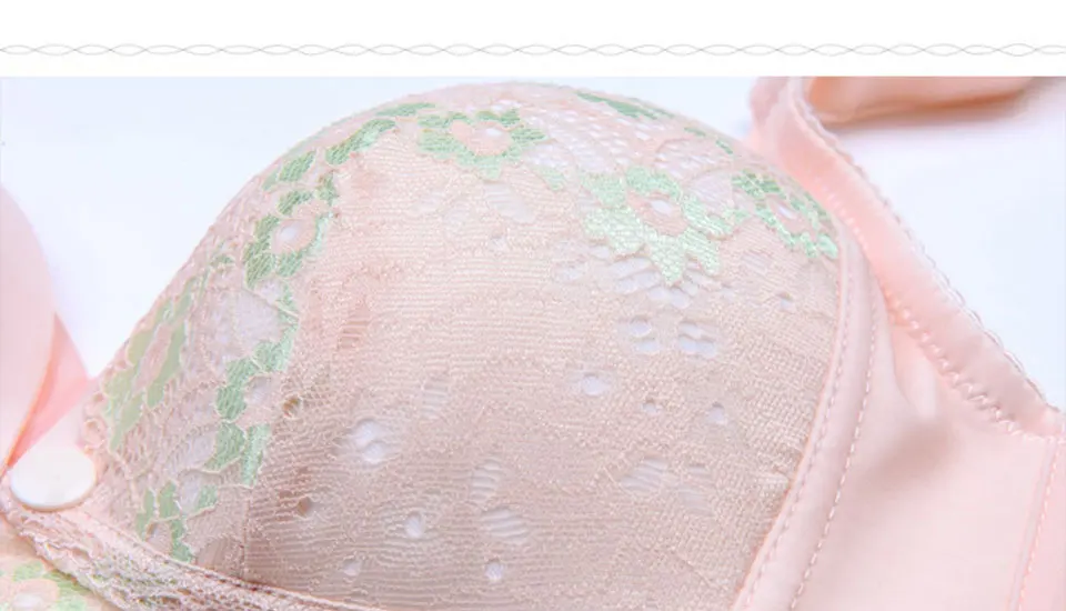 Maternity Nursing Bra Breathable Sexy Breastfeeding Wire Free Underwear for Pregnant Women Breast Feeding Pregnancy Clothes