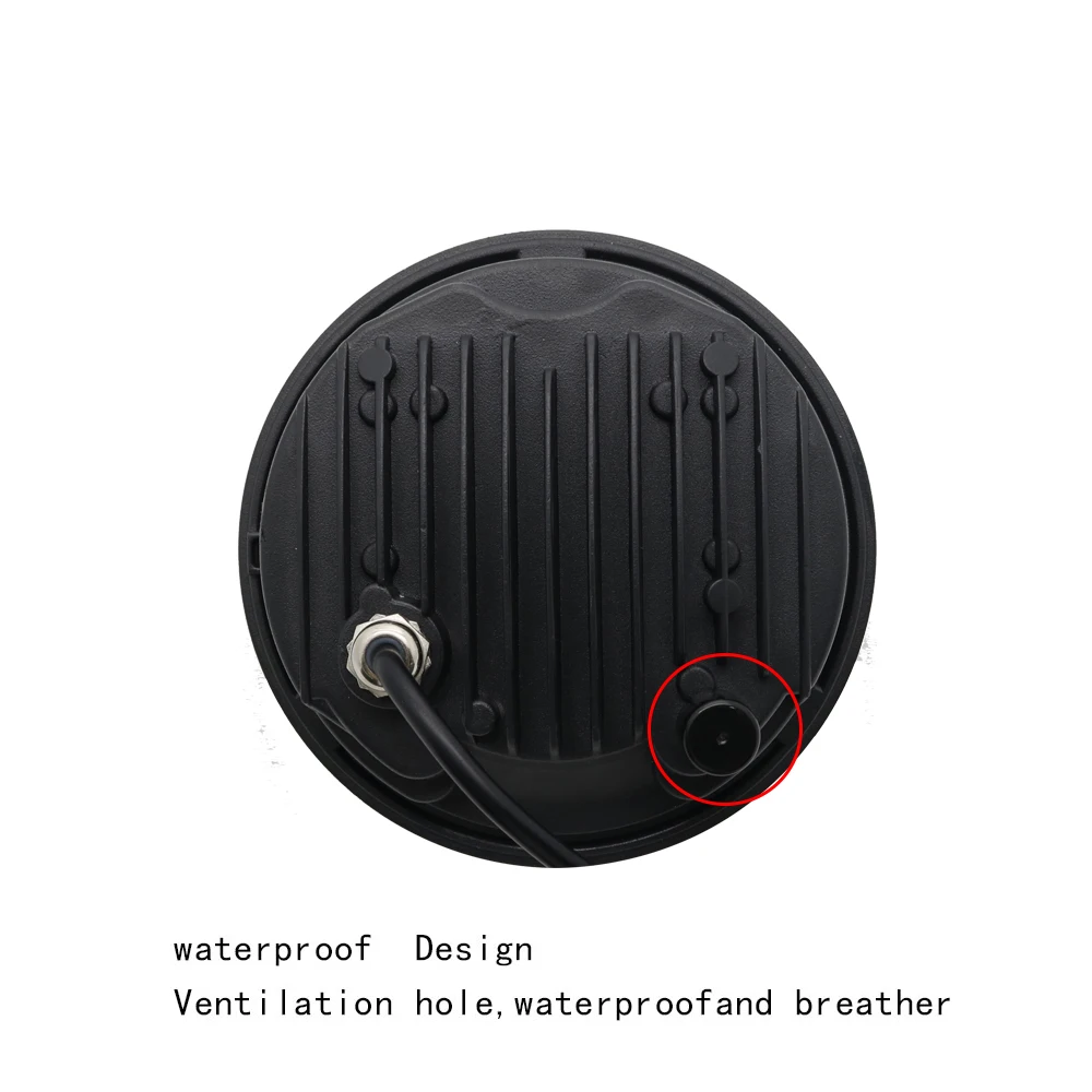 Najtaniej Uniwersalny czarny 5.75 Cal motocykl Metal żarówka jak DRL LED przedni reflektor z anioł oko + 5 3 4 \