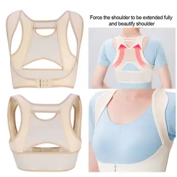 

Invisibility Back Posture Correction Belts Bandage Men Women Humpback Relief Vest Spine Posture Corrector Up Back Braces Corset