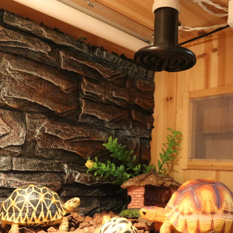 220V Pet Heating Lamp Ceramic Far Infrared Pet Heating Lamp Light Bulb Pet Brooder Chickens Reptile Lamp 25W 50W 75W 100W 6
