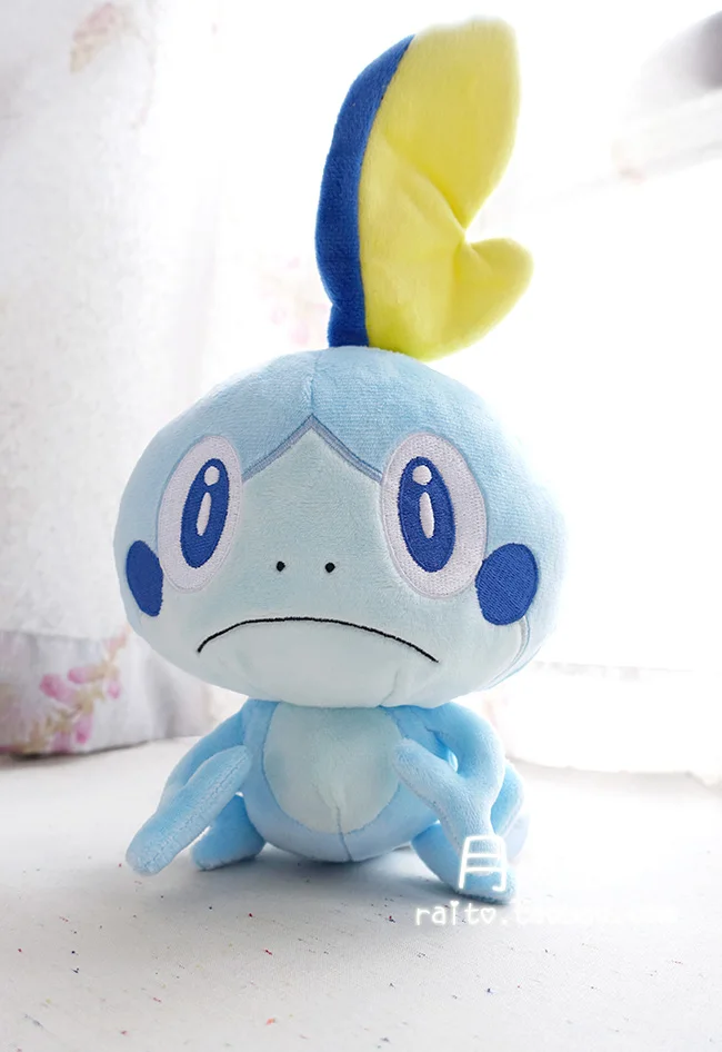 Меч Щит Sobble плюшевые игрушки куклы 1" плюшевые куклы подлинные для детей Подарки