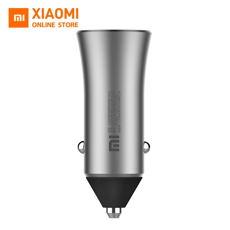 Автомобильное зарядное устройство Xiaomi Mi 18 Вт оригинальное двойное USB 5 В/5G А