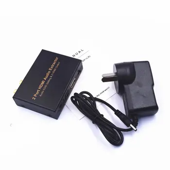 

HDMI Audio Extractor 2 Port HDMI Output Supports Three Audio EDID Mode Audio EDID Setting Support 1080P