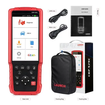 

LAUNCH X431 CRP429C for Engine/ABS/SRS/AT 4 systems +11 Service CRP 429C OBD2 obdii code reader Scanner