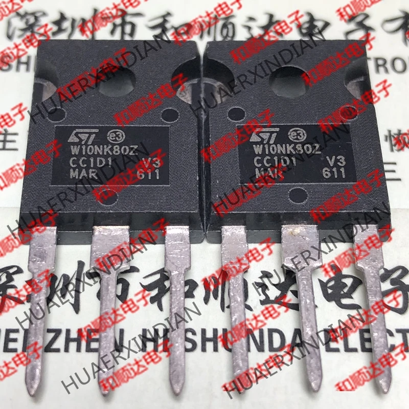 10 шт./лот и W10NK80Z STW10NK80Z-247 800V 9A