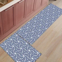 Повторяющийся шестигранный узор 2 шт. коврик для кухонных дверных ковриков для входного пути аксессуары для ванной набор грязи мусора грязи Траппер