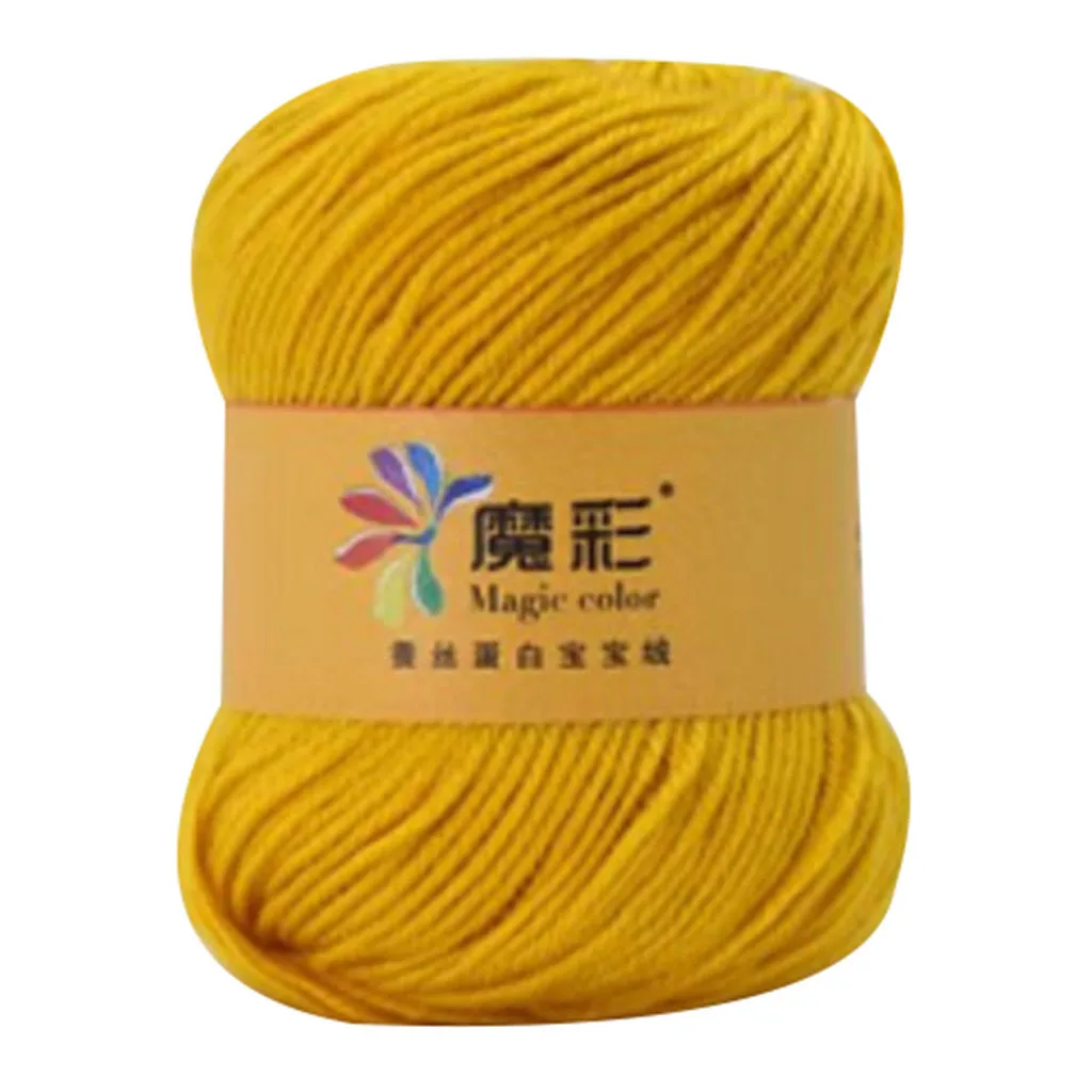 Crochet Diy Sweater Line Scarf Line 4 Strands Of Coarse Cotton Wool Group Magic color 4 strand sweater line in thick cotton yarn