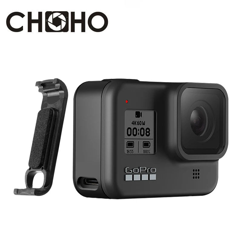 For GoPro 8 Rechargeable Side Cover Case Replacement Battery Lid Door Can Go Pro Hero Black Sport Camera Accessories | Электроника
