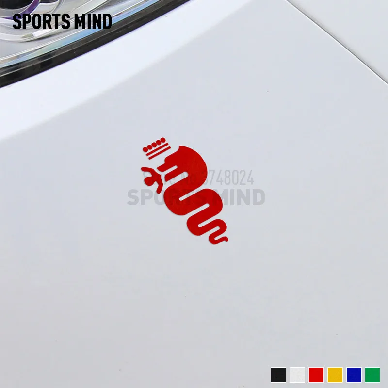 Vinyl Car Stickers 2 X For Alfa Romeo Giulia Stelvio 159 147 156 Giulietta Duetto GT Accessories