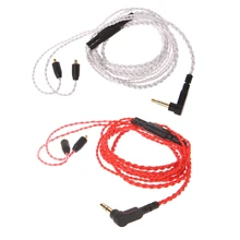 3,5 мм проводной кабель для наушников Съемный разъем MMCX запасной шнур без микрофона для наушников Shure SE215 SE425 UE900