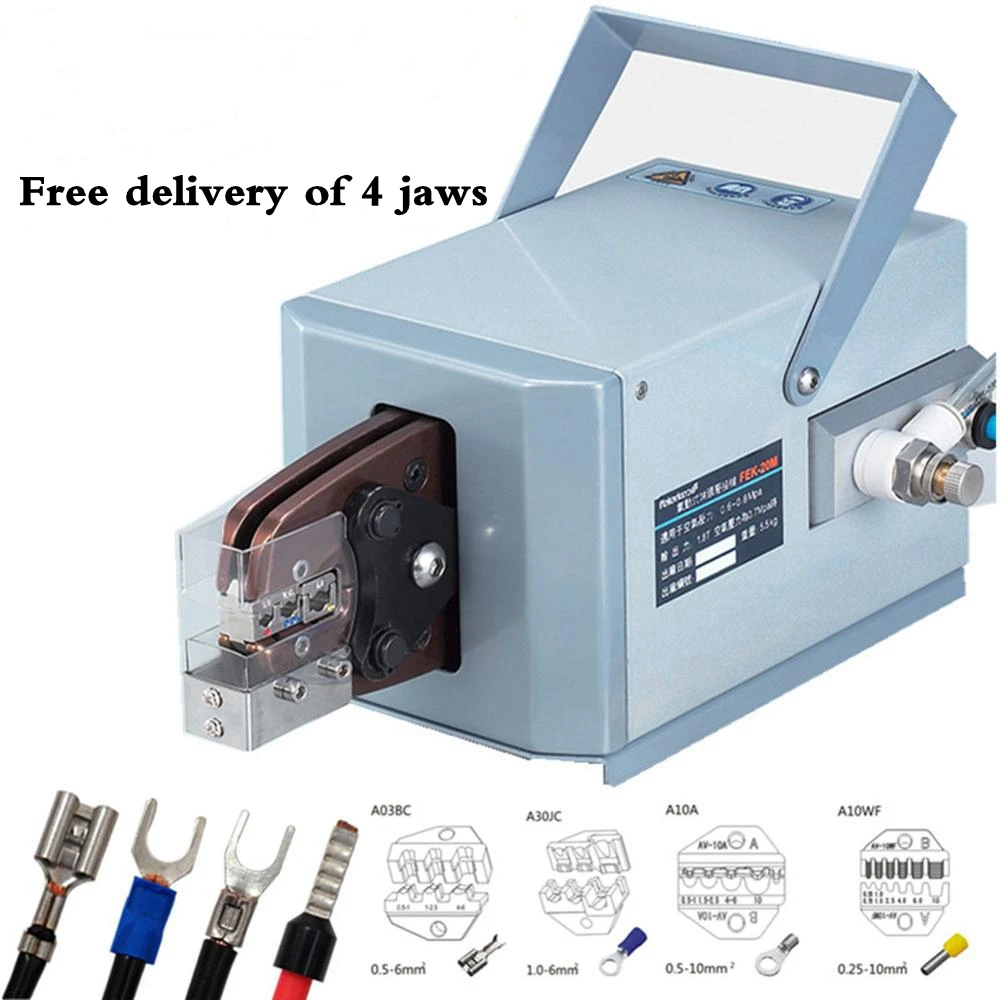 

FEK-20M Pneumatic Type Crimping pliers Machine Air Crimper for Different Terminals Cable tools Wire Crimp Tool