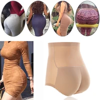 Sous-vêtements pour femmes, Lingerie amincissante, contrôle du ventre, modelant le corps, faux cul, rehausseur de fesses, slip rembourré en éponge, culotte Push Up 2