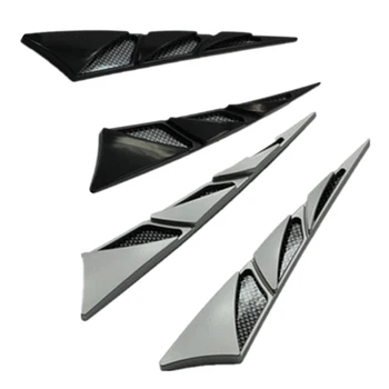 

2Pcs Car Universal Simulation Hood Cover Vent Side Fender Vent Decorative Cover