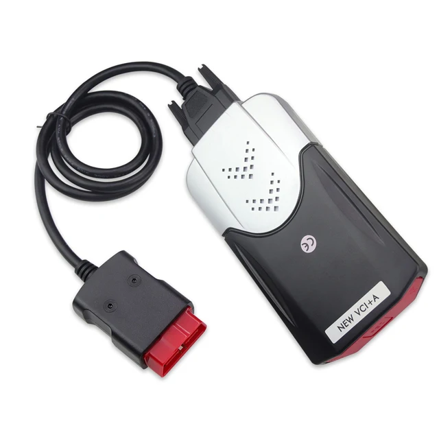 vci для tcs cdp pro plus для delphis ds150e usb bluetooth obd obd2 сканер 2016R0 keygen автомобильный диагностический инструмент - Цвет: New shell no BT