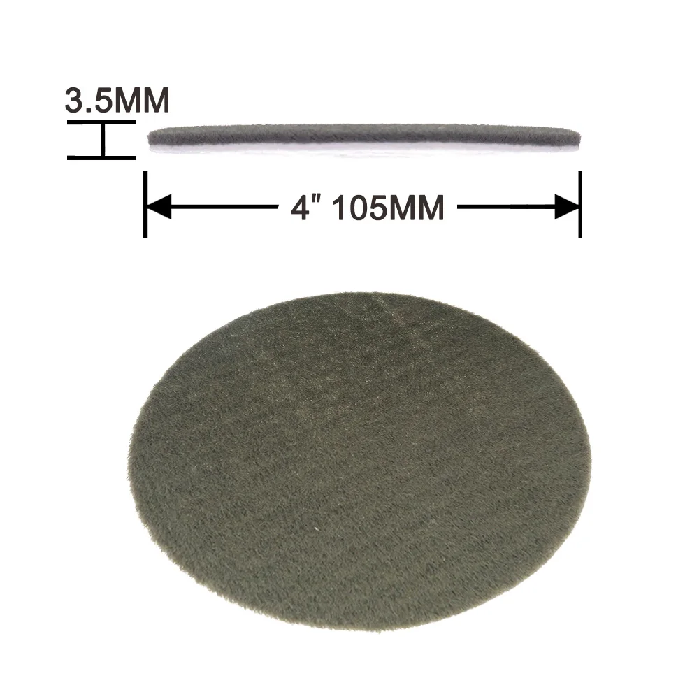 2 шт 4 дюйма 105 мм нано чистящая ткань крюк и петля для ухода за автомобилем мойка пятен удаление кожаных изделий оконное стекло