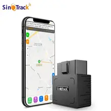 Автомобильный GPS-Трекер OBD II, 16-контактный GPS-Трекер OBD Plug Play, с приложением для IOS и Android