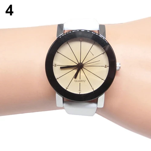 Women's watches Couple Watch Men Fashion Alloy Faux Leather Watches Quartz Clock Sports Dress Wrist Watch reloj mujer Hot