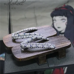 Summer Man Slippers Japanese Wooden Geta Cosplay Samurai Sandals Shoes Man Flop Flops Thick Bottom Platform Sandals