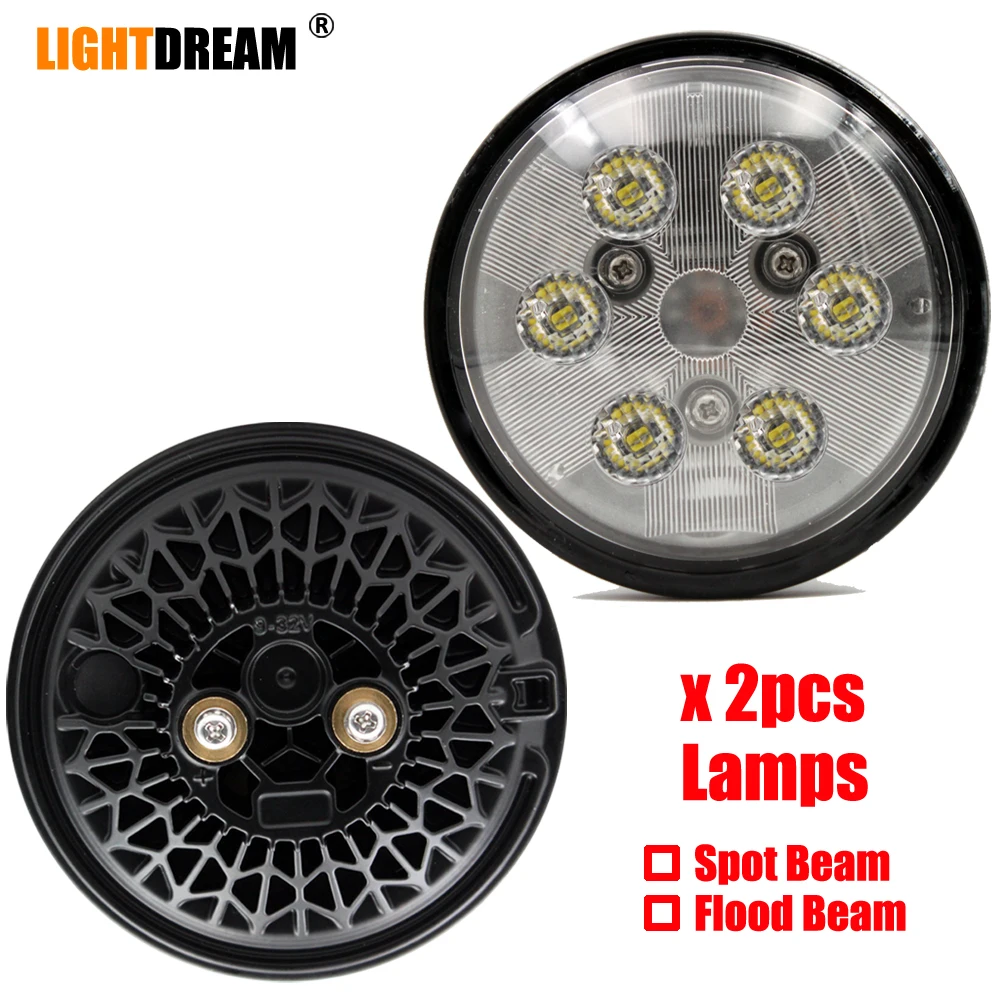 

Aircraft Led Headlights Par36 18W Round 4.5" inch Par 36 Led Taxi & Landing Work lights x2pcs/lots Free Shipping