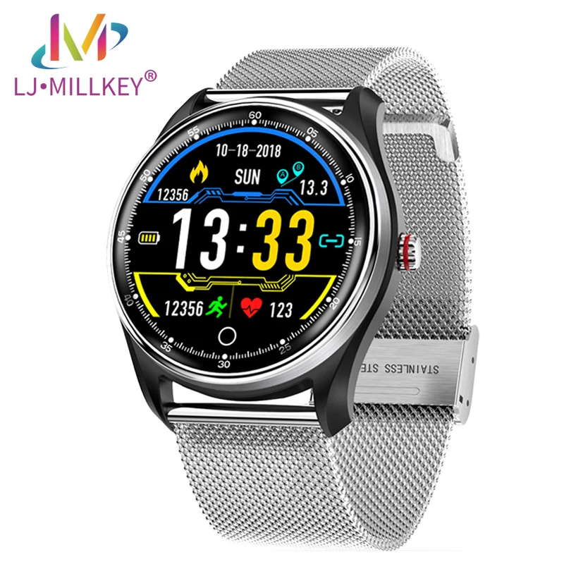 

ECG Smart Watch Bracelet With Electrocardiograph Heart Rate Blood Pressure Monitor PPG Smartwatch+8 languages Manual