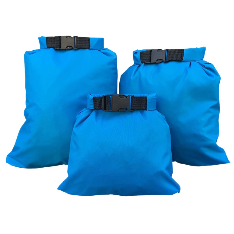 

3Pcs Waterproof Drifting Storage Bag Multi-Function Upstream Waterproof Bag Kayak Drying Bag 1.5/2.5/3.5L