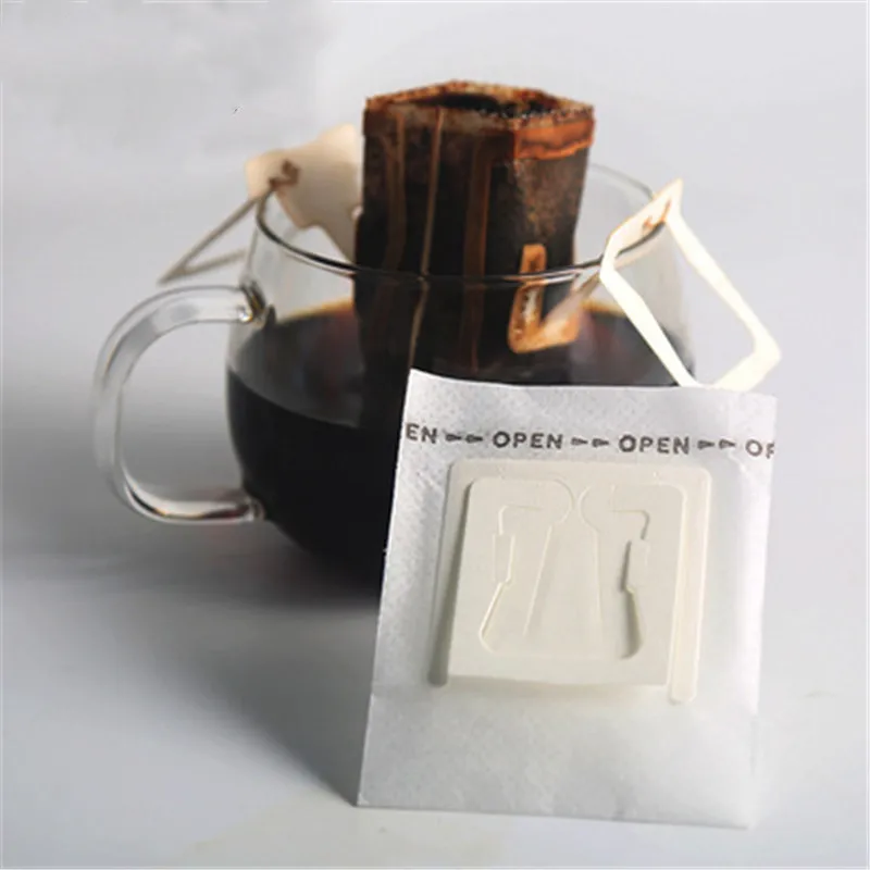 20-30 шт фильтр для кофе капельный мешок Висячие уши одноразовые чайные капельницы фильтр мешок кафе капельница бумага