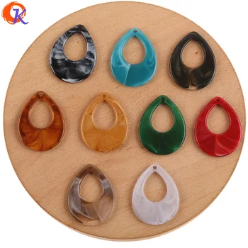 

Cordial Design 29*38MM 200Pcs Jewelry Accessories/Hand Made/DIY Making/Drop Shape/Acrylic Beads/Marble Effect/Earring Findings