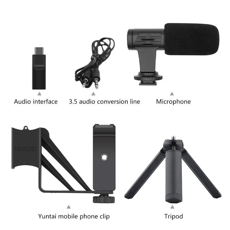 1 комплект камера Запись микрофонный аудио адаптер кабель для DJI Osmo Карманная камера