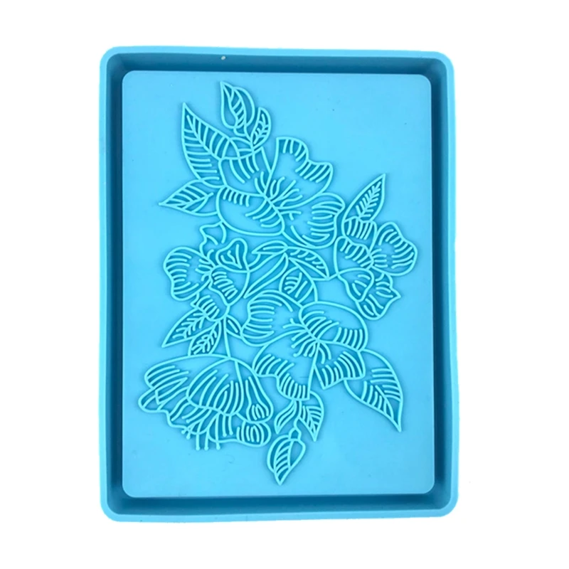 EXCEART Rolling Tray Resin Mold Maple Leaf Tray Mold Trinkets Storage  Serving Board Im A Little High Maintenance Tray for DIY Jewelry Crystal  Epoxy