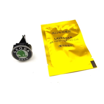 

Car-Styling car air freshener Emblems Case For skoda octavia fabia rapid yeti superb octavia a 5 a 7 2 Accessories Car-Styling