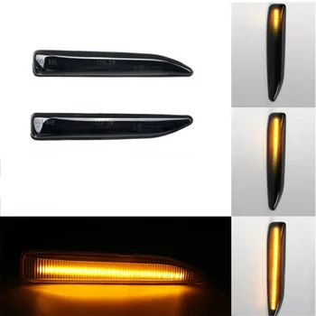 

2X Dynamic Fender Side Marker Light Lamp Replaces For BMW E65/E66 02-08 7 Series