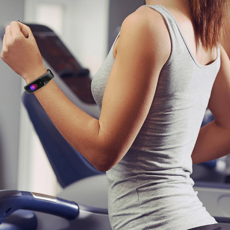 Xiaomi 1S NFC умный Браслет AMOLED цветной экран Smartband встроенный многофункциональный монитор сердечного ритма Эй+ 1S браслет