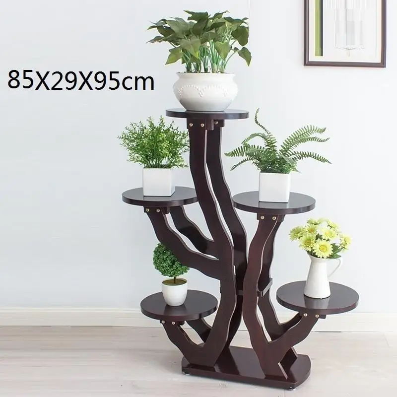 Version C Repisa Mueble Para Plantas Terraza деревянные садовые полки для Balkon Stojak Na Kwiaty балкон открытый цветок стенд завод полка - Цвет: Version C