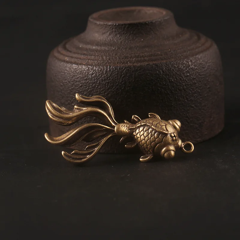 goldfish brass pendants (2)