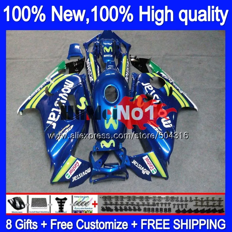 Корпус+ майка для HONDA CBR600 F2 FS 1991 1992 1993 1994 1MC. 143 CBR 600F2 600 F2 CBR600FS CBR600F2 91 92 93 94 синий глянец обтекатель