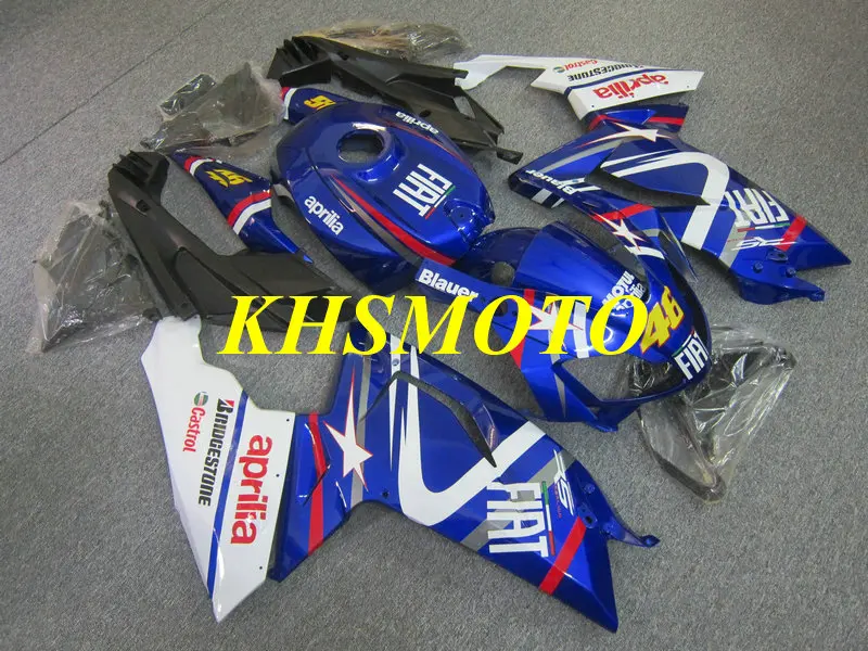 Комплект обтекателей под давлением для Aprilia RS125 06 07 08 09 10 11 RS 125 2006 2011 ABS синие белые