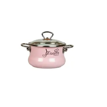 

Pan VITROSS, Maestro, 2 L, with glass cover, pink