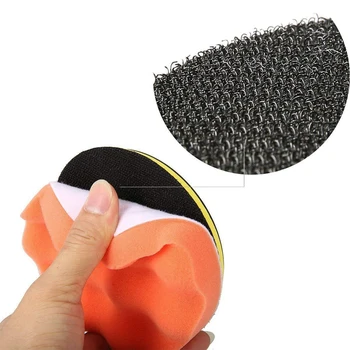 

25 Pack 3 inch Polishing Pads, Sponge Buffer Pads Set Kit With M10 Drill Adapter, Compound Auto Car Polisher