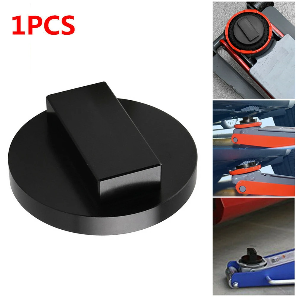 

1PCS Jack Mat Adapter Billet Anodized Black Aluminum Floor Jack Pad For Mini Cooper to Pinch Weld Side Lift Disk Car Accessories