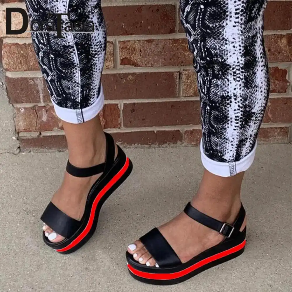 med wedge comfortable platform sandals