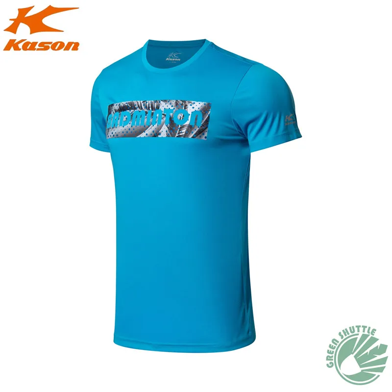 Касон подлинный для мужчин футболка быстросохнущая с коротким рукавом бадминтон спорт на открытом воздухе бег тренировка дышащая повседневная рубашка - Цвет: Men FHSN003-3