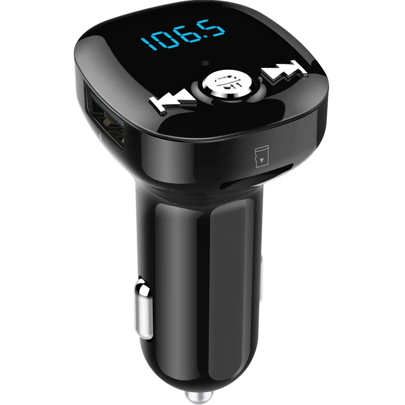 Маленький Автомобильный MP3-плеер Bluetooth приемник hands-free Телефон fm-передатчик прикуриватель двойной USB Автомобильное зарядное устройство автозапчасти XC-106