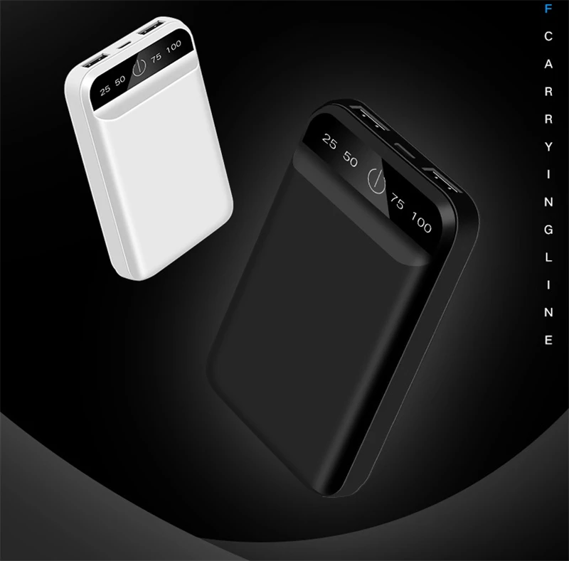 FLOVEME 10000 мАч портативное зарядное устройство для мобильного телефона mi ni power Bank USB внешний аккумулятор для Xiaomi mi 10000 мАч повербанк