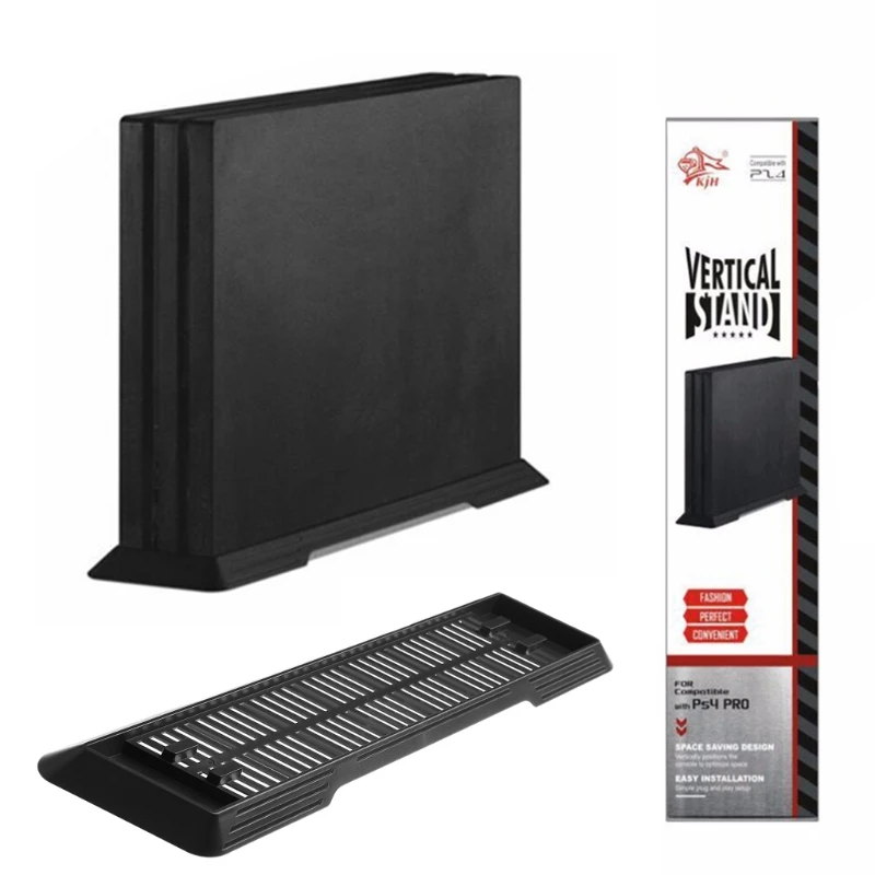 Vertical Stand for PS4 Pro Built in Cooling Vents and Non slip Feet Steady Base Mount