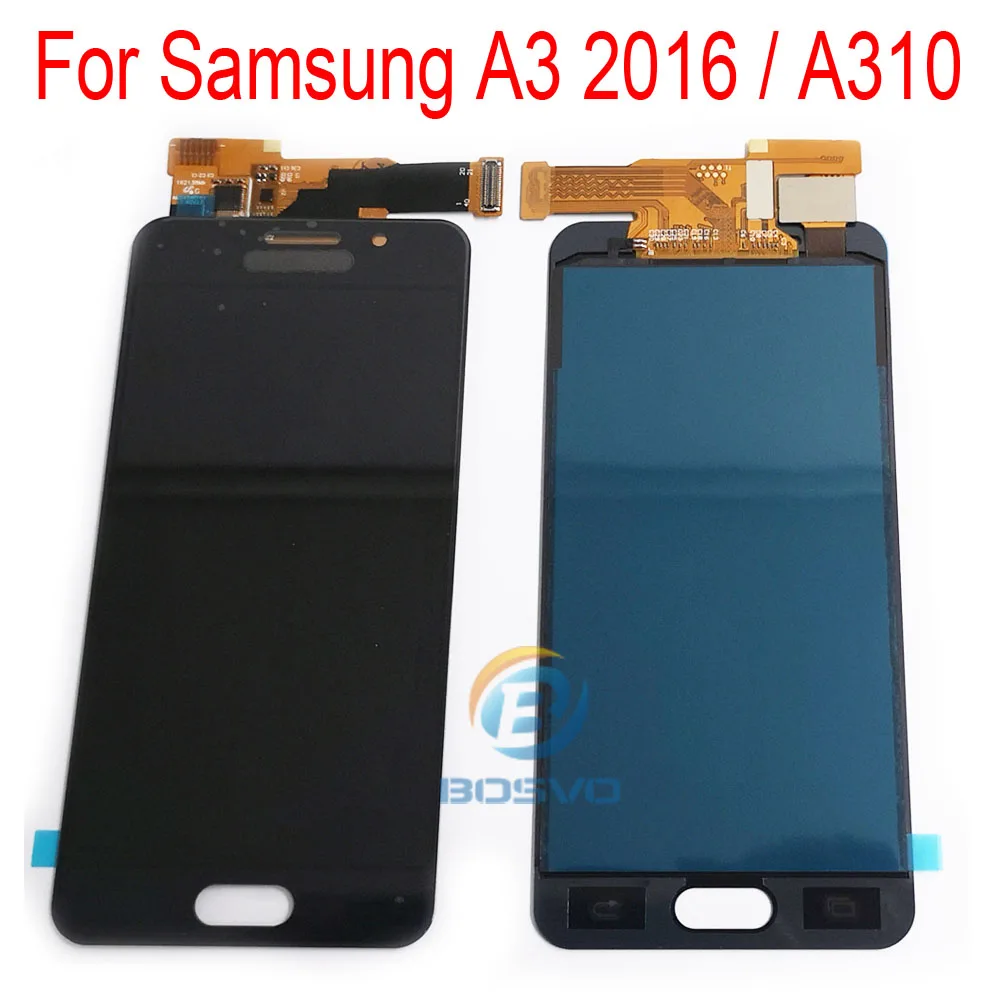 Для Samsung A310 ЖК дисплей A3 2016 экран с сенсорным дигитайзером в сборе запасные части
